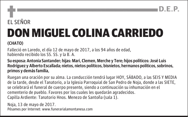 DON MIGUEL COLINA CARRIEDO