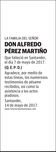 DON ALFREDO PÉREZ MARTIÑO