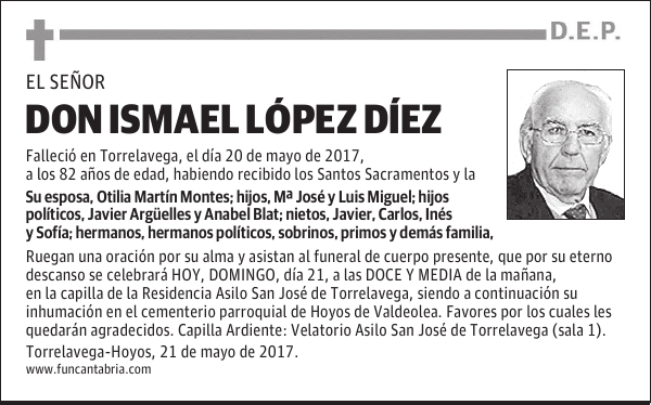 Don Ismael López Diez