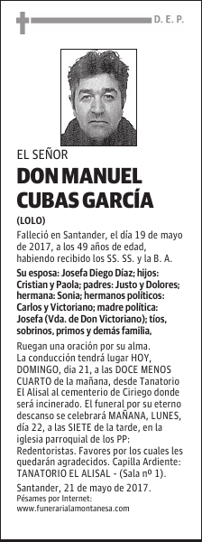 DON MANUEL CUBAS GARCÍA