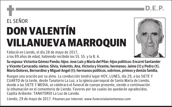 DON VALENTIN VILLANUEVA MARROQUIN