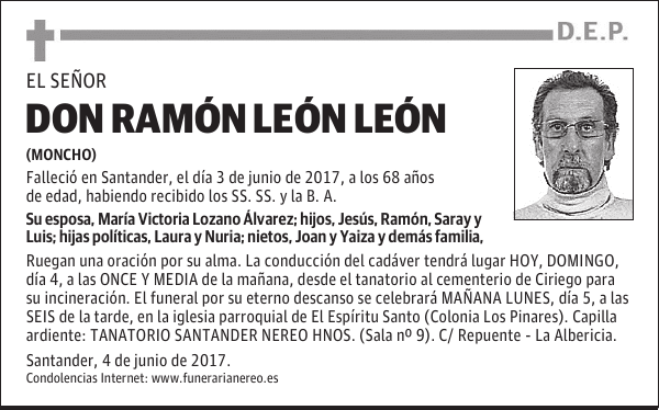 DON RAMÓN LEÓN LEÓN