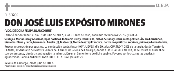 DON JOSÉ LUIS EXPÓSITO MIRONES