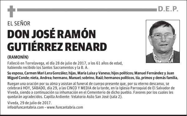 Don José Ramón Gutiérrez Renard