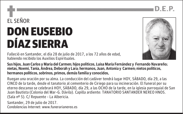 DON EUSEBIO DÍAZ SIERRA