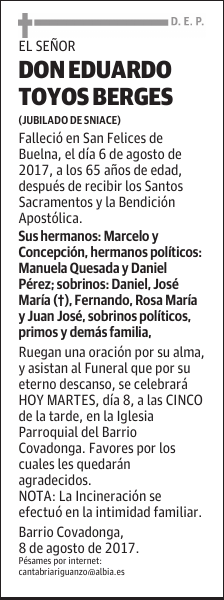 DON EDUARDO TOYOS BERGES