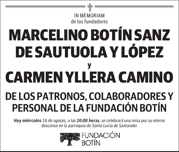 MARCELINO BOTÍN SANZ DE SAUTUOLA Y LÓPEZ