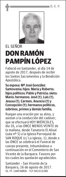 DON RAMÓN PAMPÍN LÓPEZ