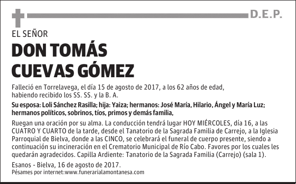 DON TOMÁS CUEVAS GÓMEZ