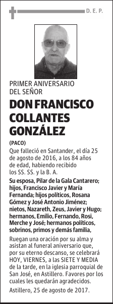 Francisco Collantes Gonzalez