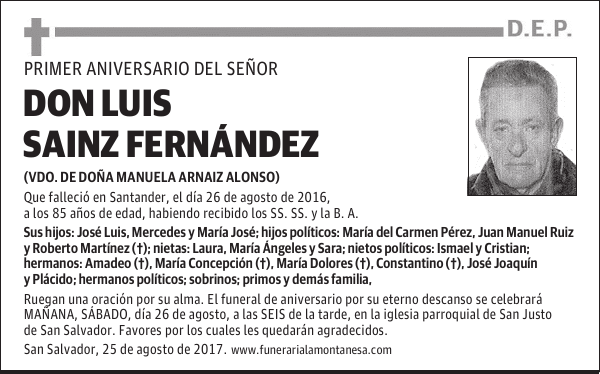 Don Luis Sainz Fernández