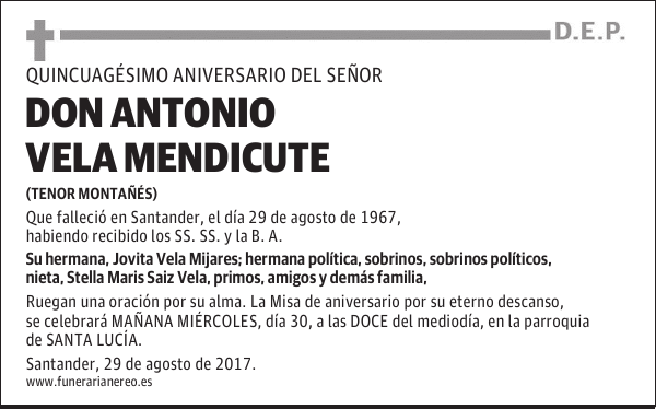 DON ANTONIO VELA MENDICUTE