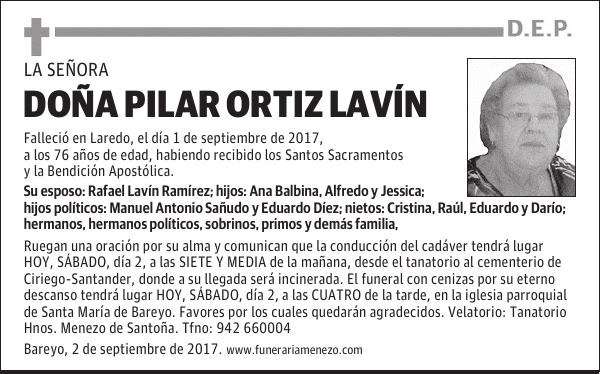 Doña Pilar Ortiz Lavín
