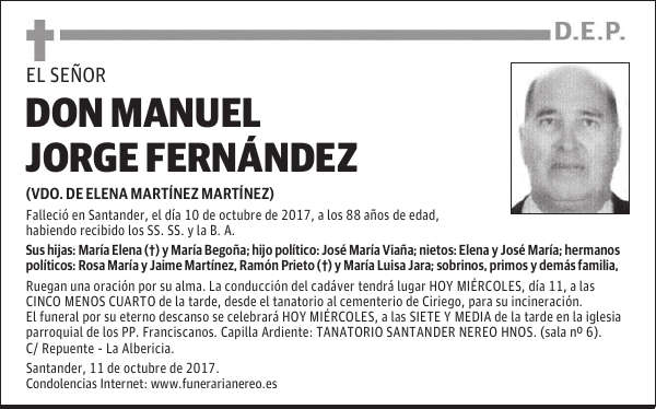 DON MANUEL JORGE FERNÁNDEZ