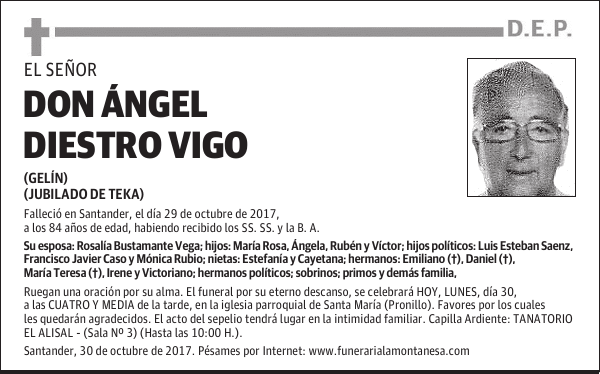DON ÁNGEL DIESTRO VIGO