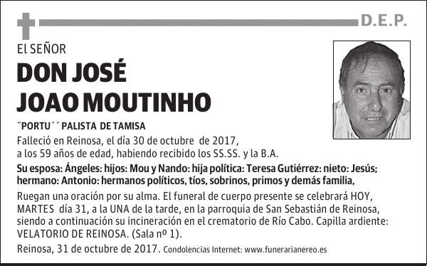 DON JOSE JOAO MOUTINHO