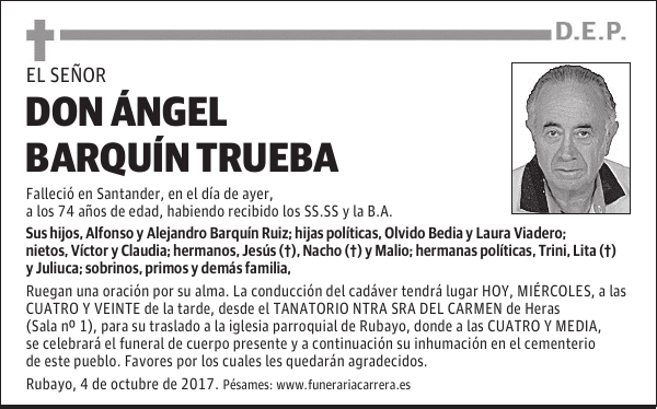 DON ANGEL BARQUIN TRUEBA