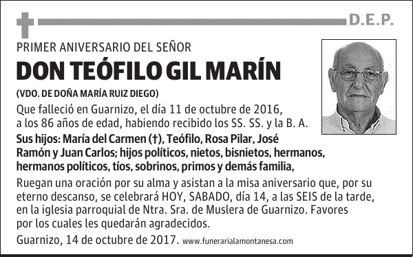 Don Teófilo Gil Marín