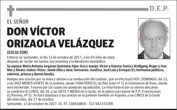 DON VÍCTOR ORIZAOLA VELAZQUEZ