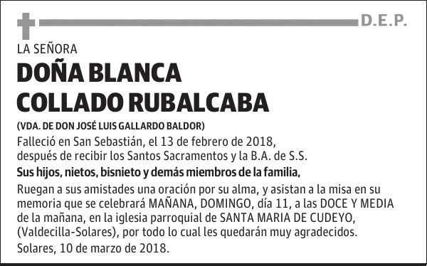 Blanca Collado Rubalcaba