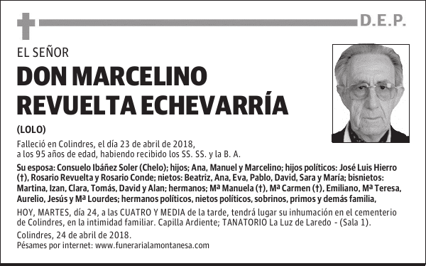 DON MARCELINO REVUELTA ECHEVARRÍA