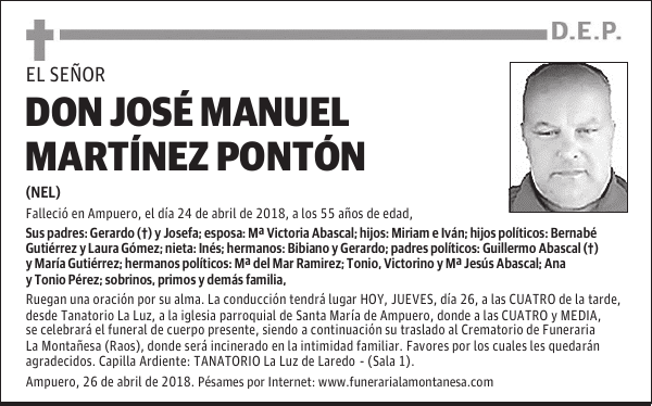 DON JOSÉ MANUEL MARTÍNEZ PONTÓN