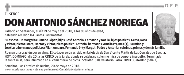 DON ANTONIO SANCHEZ NORIEGA