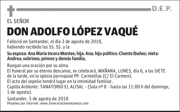 DON ADOLFO LÓPEZ VAQUÉ