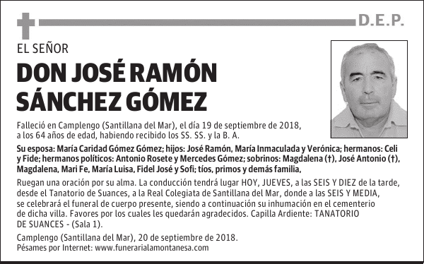DON JOSÉ RAMÓN SÁNCHEZ GÓMEZ