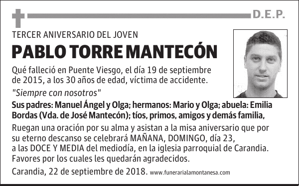 PABLO TORRE MANTECÓN
