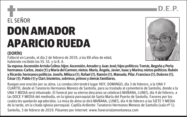 DON AMADOR APARICIO RUEDA
