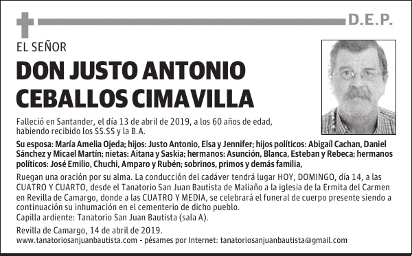 DON JUSTO ANTONIO CEBALLOS CIMAVILLA