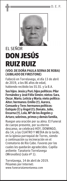 DON JESÚS RUIZ RUIZ