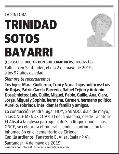 TRINIDAD SOTOS BAYARRI