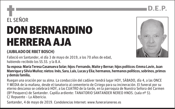 DON BERNARDINO HERRERA AJA