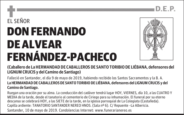 DON FERNANDO DE ALVEAR FERNÁNDEZ-PACHECO