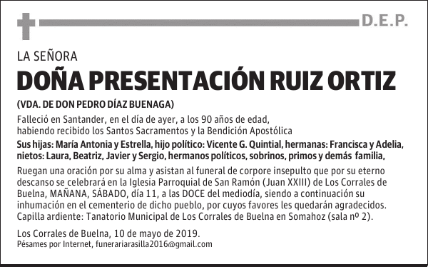 Doña Presentacion Ruiz Ortiz