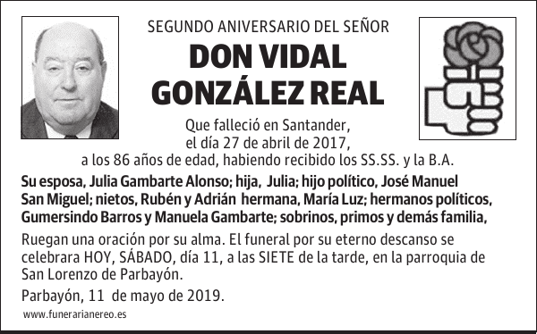 DON VIDAL GONZÁLEZ REAL