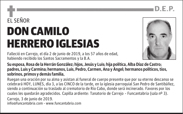 DON CAMILO HERRERO IGLESIAS