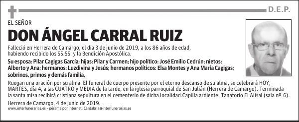 DON ÁNGEL CARRAL RUIZ