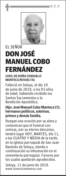 DON JOSÉ MANUEL COBO FERNÁNDEZ