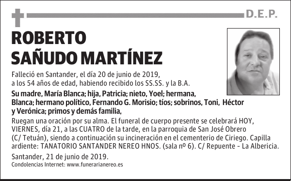 ROBERTO SAÑUDO MARTÍNEZ