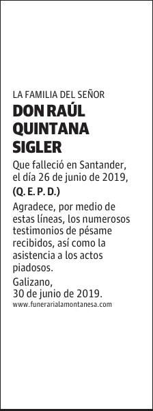 DON RAÚL QUINTANA SIGLER