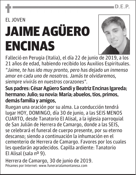 JAIME AGÜERO ENCINAS