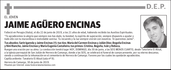 JAIME AGÜERO ENCINAS