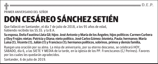 DON CESÁREO SÁNCHEZ SETIÉN