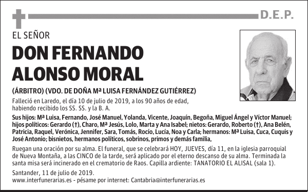 DON FERNANDO ALONSO MORAL