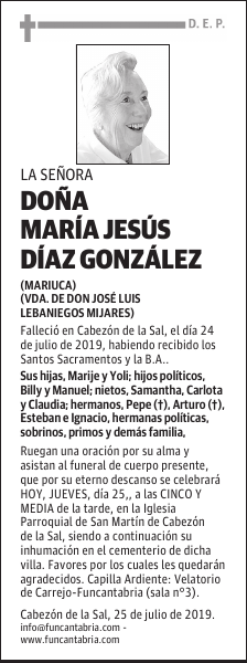 Doña MaríaJesús Díaz González