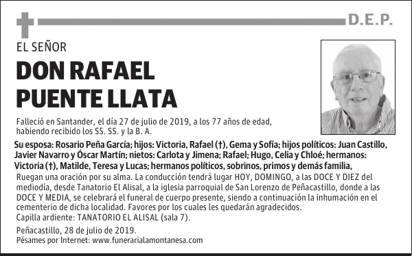 DON RAFAEL PUENTE LLATA