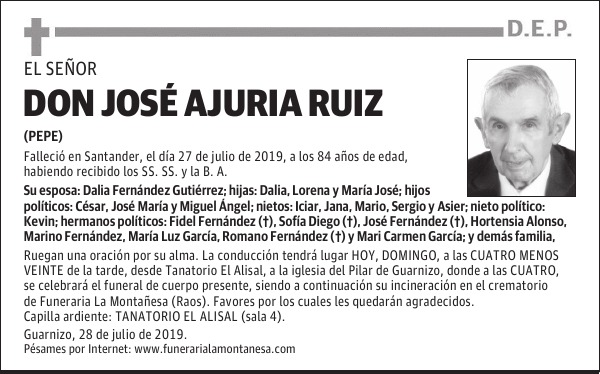 DON JOSÉ AJURIA RUIZ